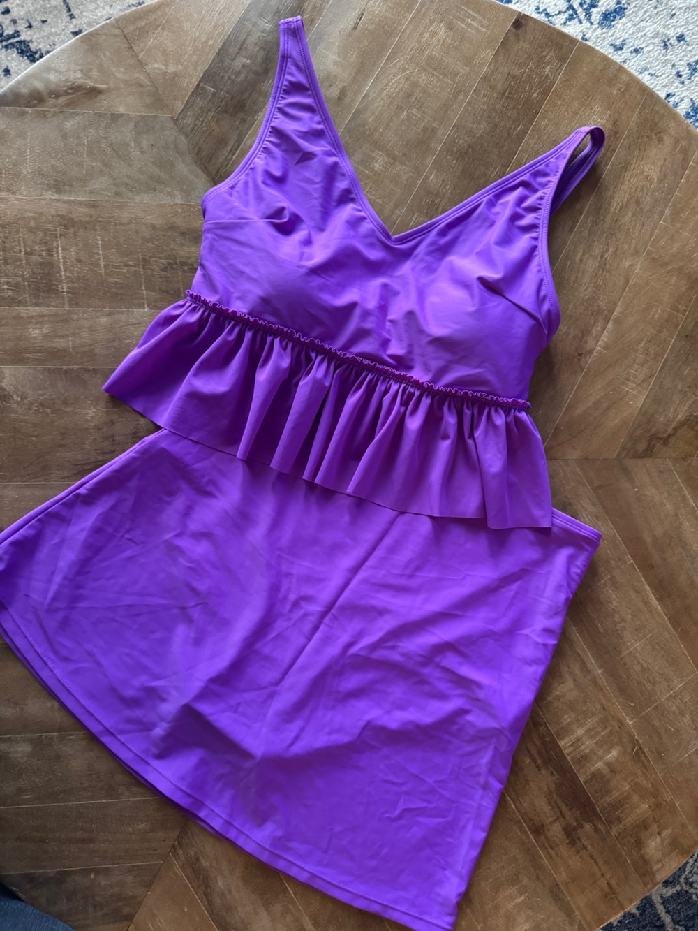 Vibrant Purple Two-Piece Swim Set by Kortni Jeane